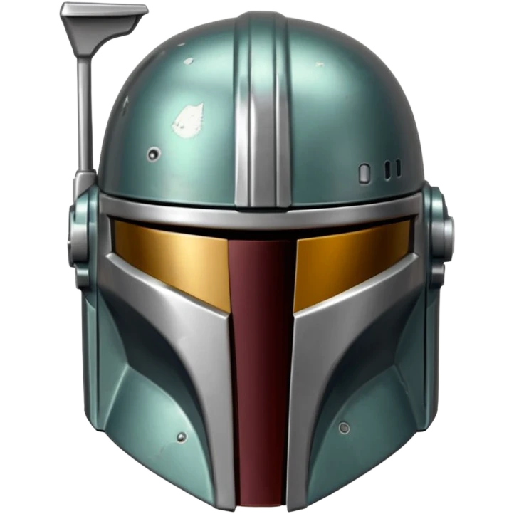 the mandolarian helmet emoji