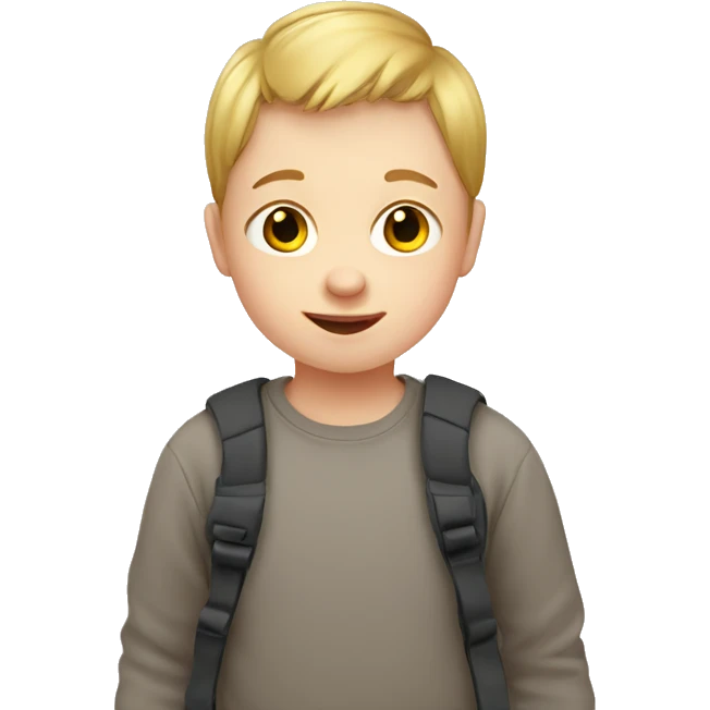 Kid with Down syndrome emoji