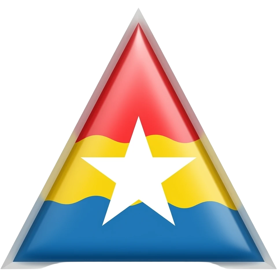 flag of triangle emoji