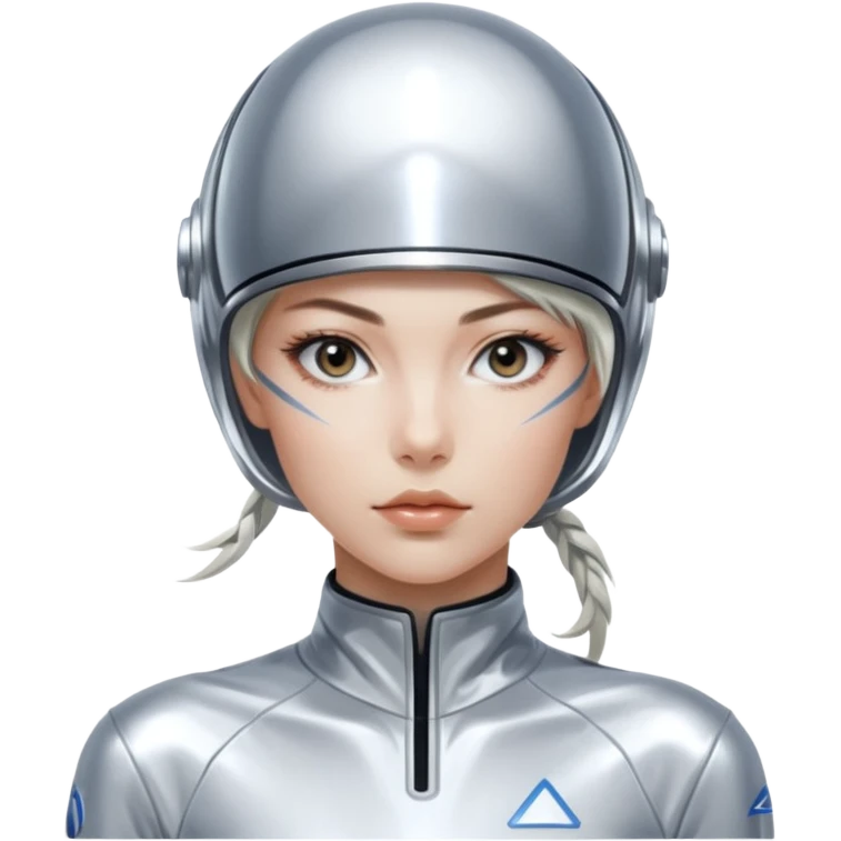 Russian sport glory silver sorayama emoji