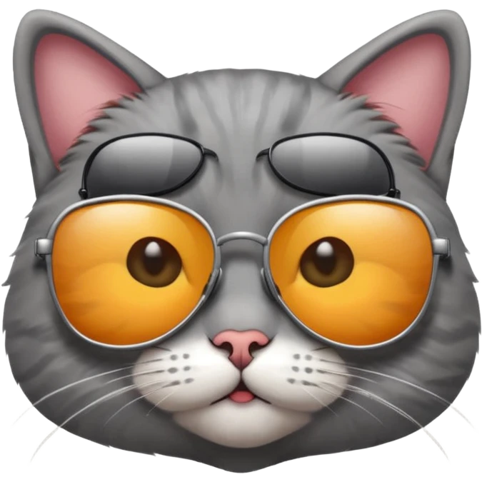 Cat wearing sunglasses emoji