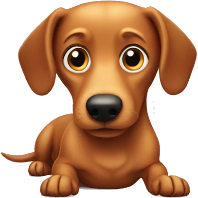 Weenie dog emoji