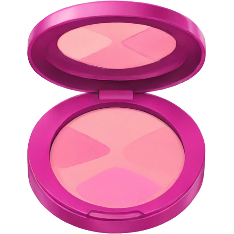 Pink makeup compact  emoji