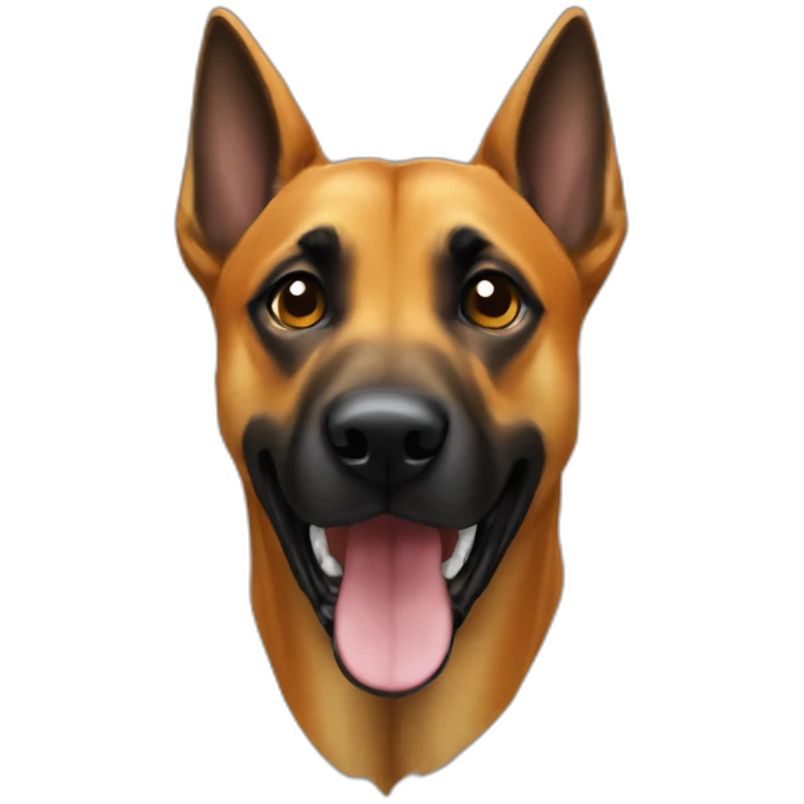 Malinois dog pumpkin emoji