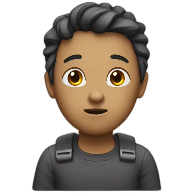 A person saying it's no emoji