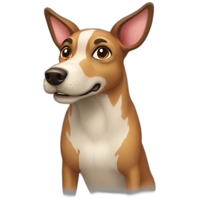 stag dog emoji