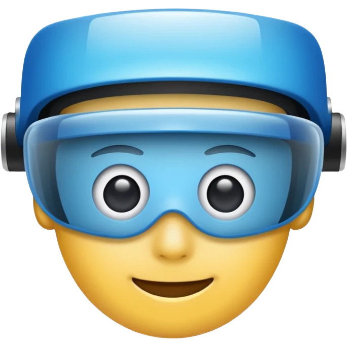 the blue rectangle where it says "visor" emoji