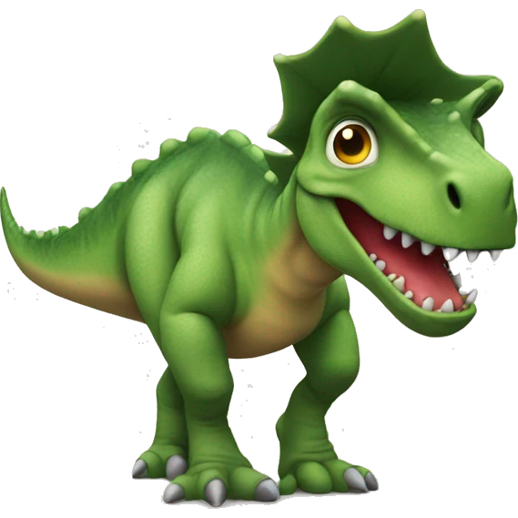 Dino met een onderbroek emoji