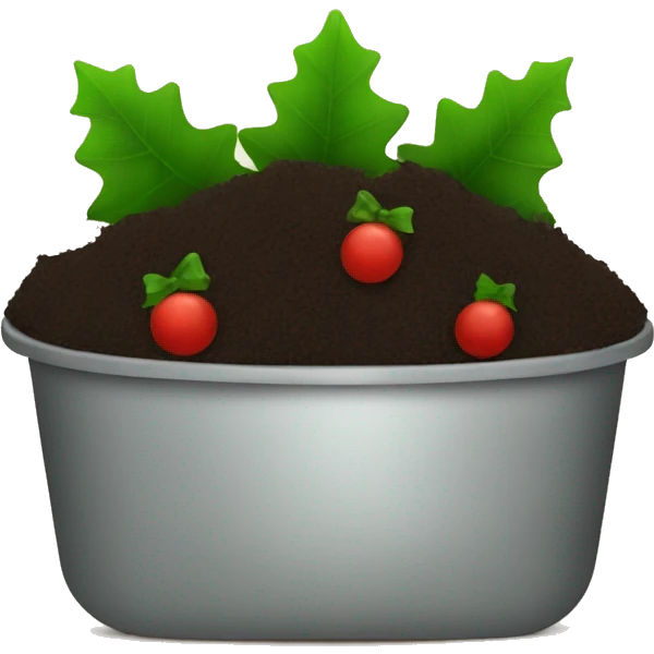 Cute Christmas compost emoji
