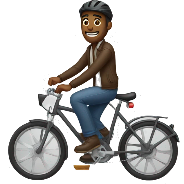 man on bike emoji