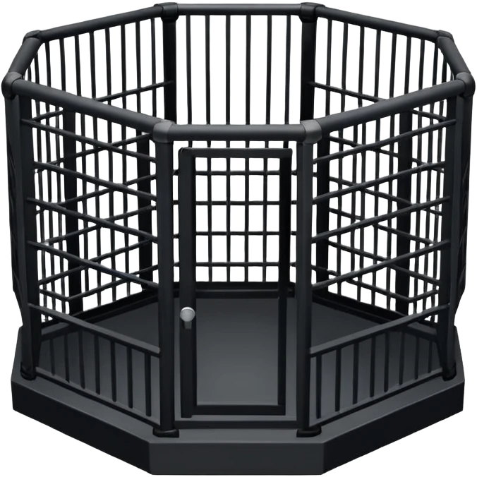 Crea un emoji de una jaula de ufc osea de un octagono de ufc emoji