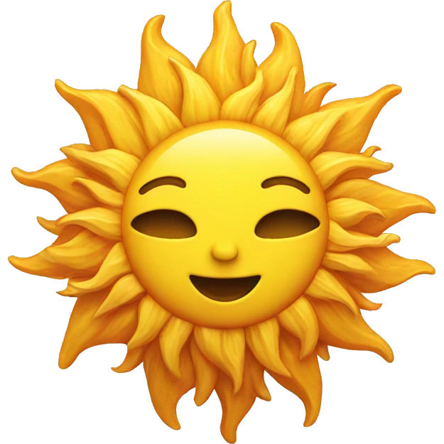 Sun emoji