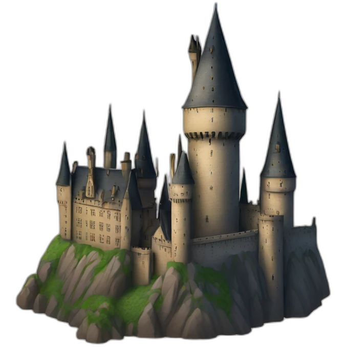 Hogwarts castle emoji