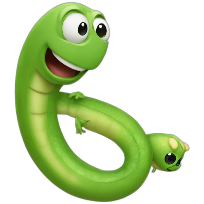 Shelby the worm emoji