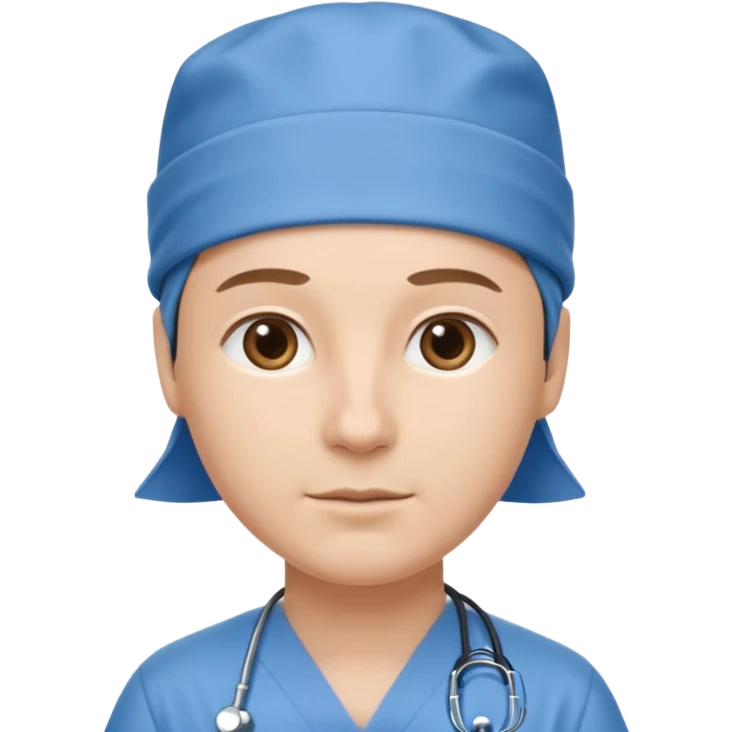 blue hat doctor emoji