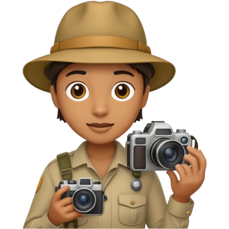 
wildlife photographer emoji