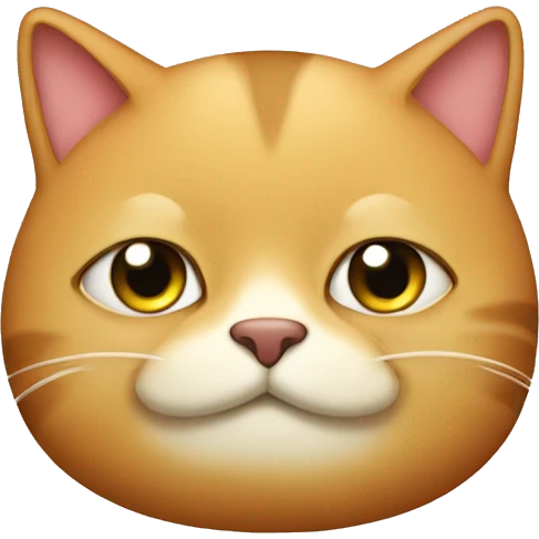 Fat cat emoji