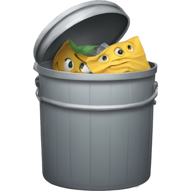 trash can  emoji