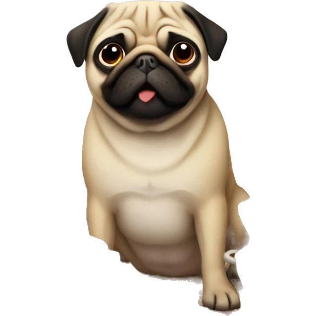 Thanksgiving pug emoji