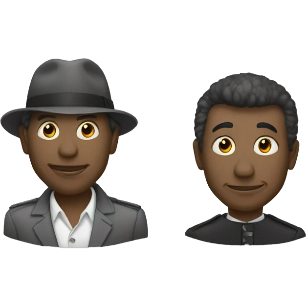 Emannuel Macrotte et Willy Wonkaka emoji