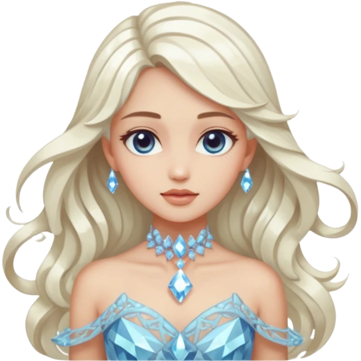 Crystal girl emoji