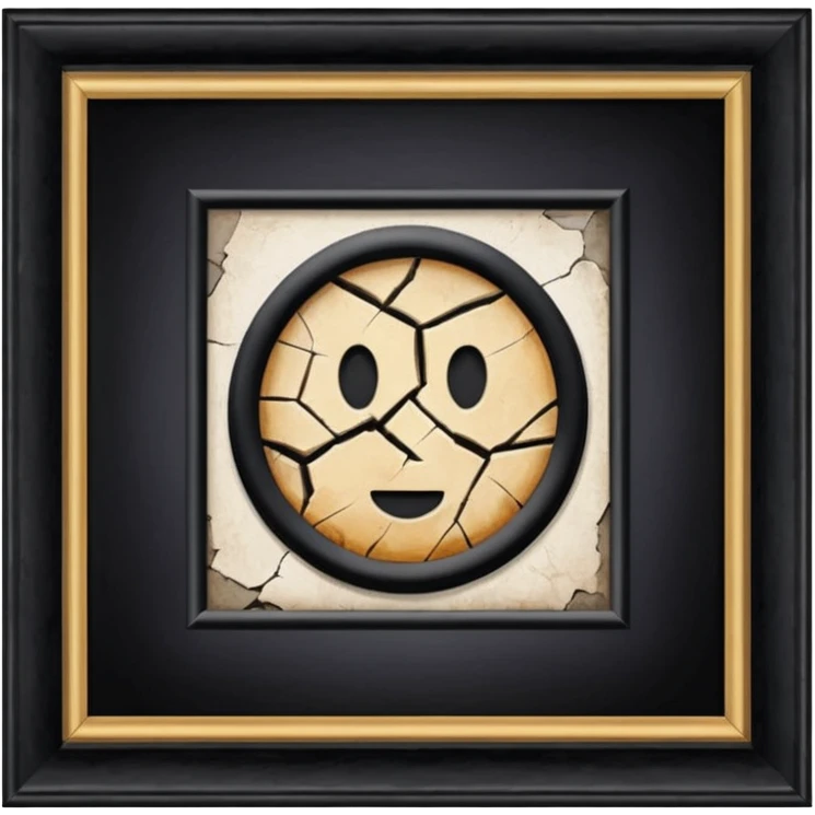 Old painting in the auction emoji