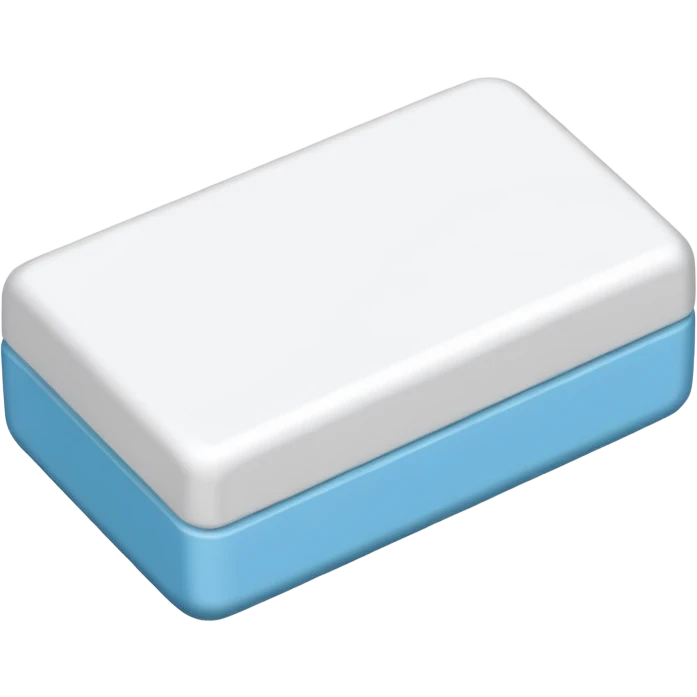 a white eraser emoji