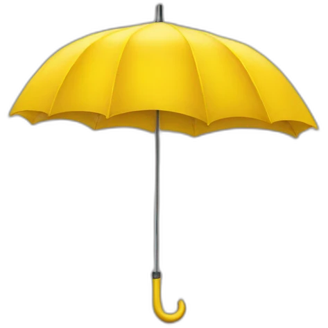 Yellow umbrella emoji