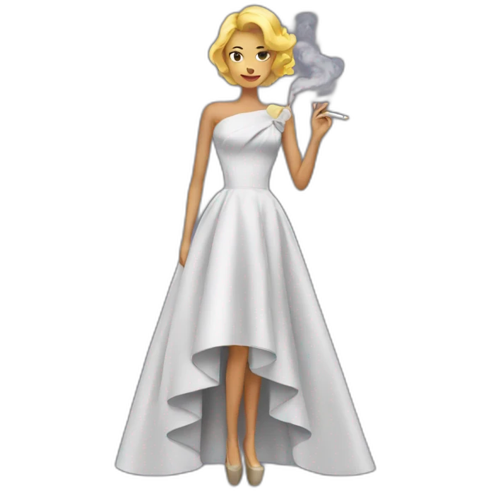 SMOKING DRESS emoji