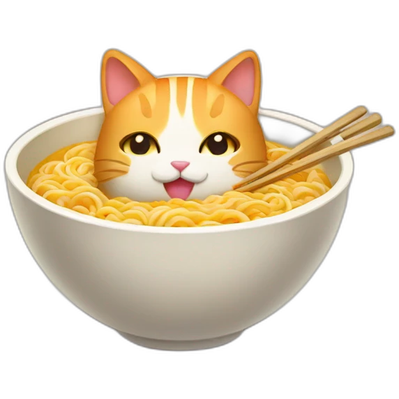 ramen cat emoji