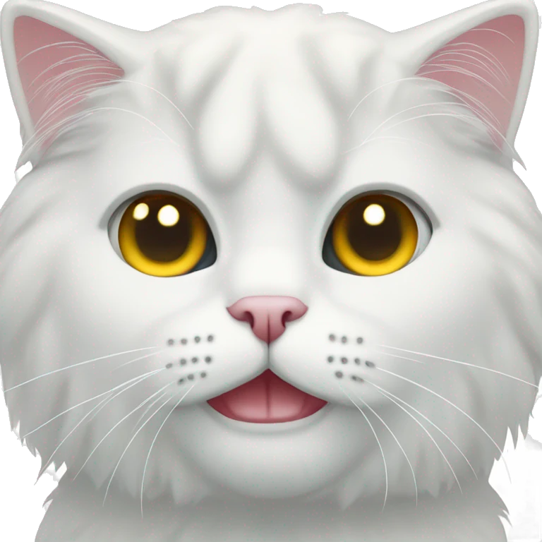 White perser cat  emoji