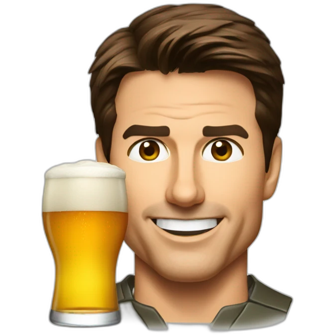 Tom Cruise  bière emoji