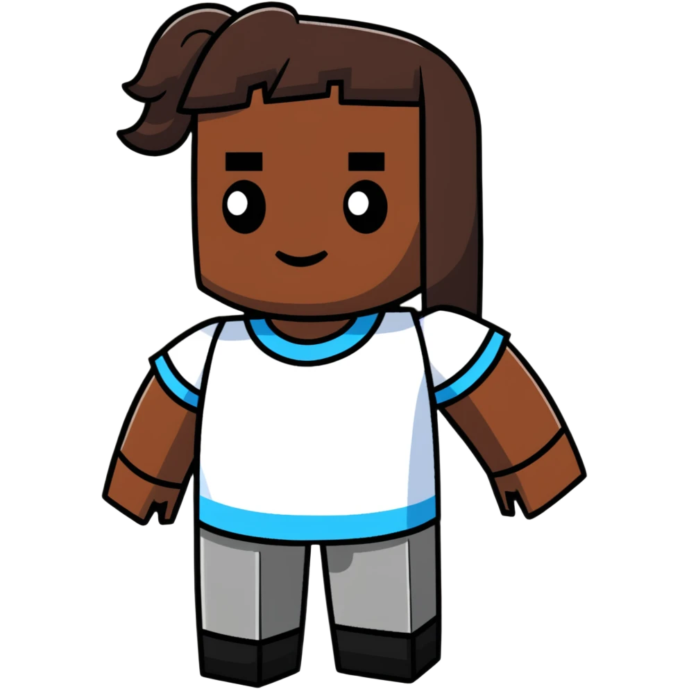 Danielle Brooks as a Minecraft character emoji