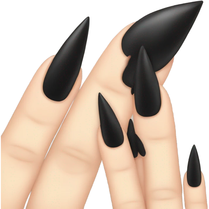 long black nails emoji