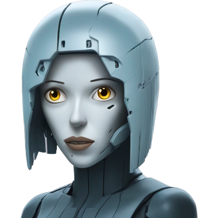 ghost in the shell cybernetic face emoji