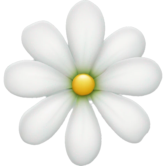 white flower emoji