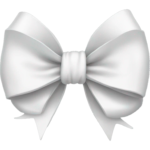 white bow emoji