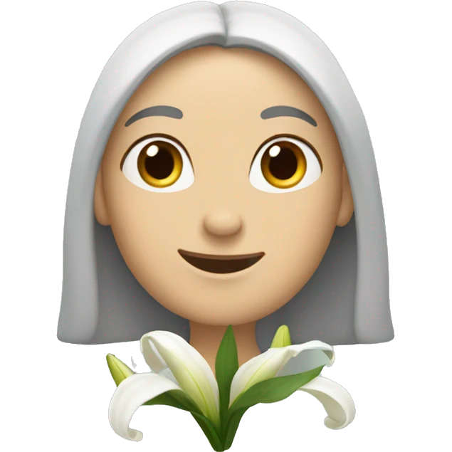 Buqet of lilies emoji
