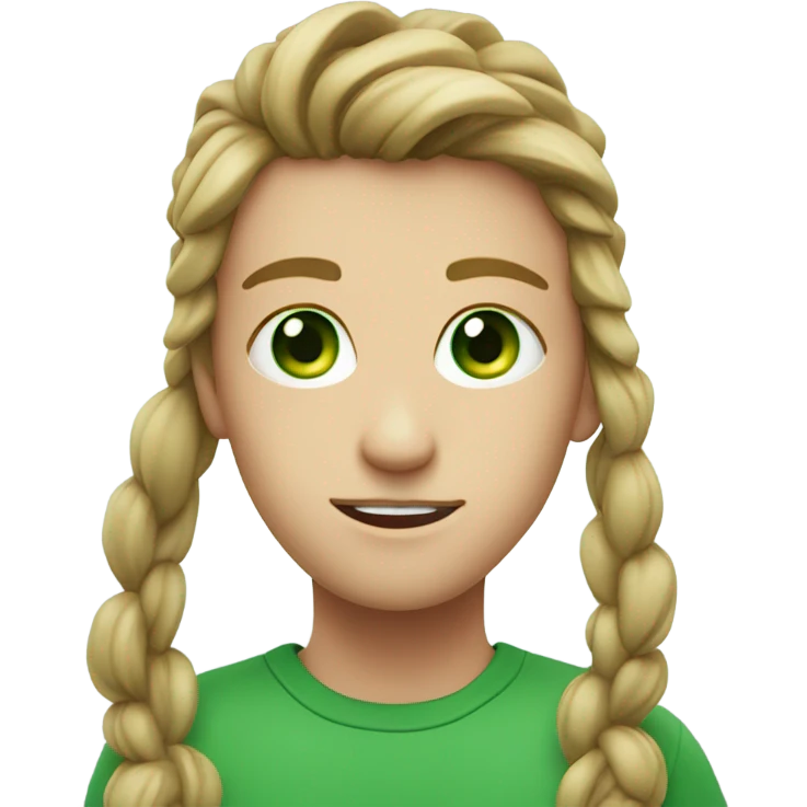 Green eyes emoji