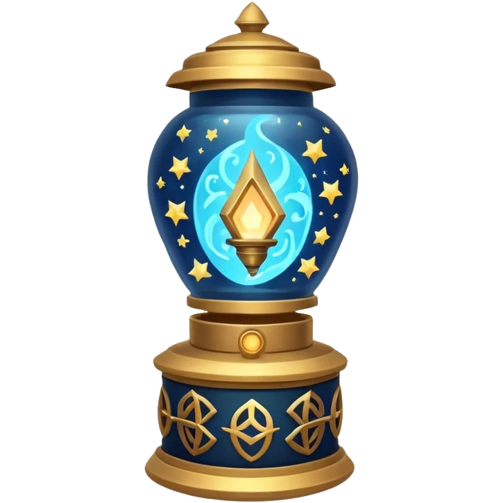 cosmic magic lantern object icon, floating lantern with arcane energy, swirling stars inside, glowing ancient runes, epic fantasy aura, 3D cartoon, mobile game icon style, centered, clean background, no text, no watermark
 emoji