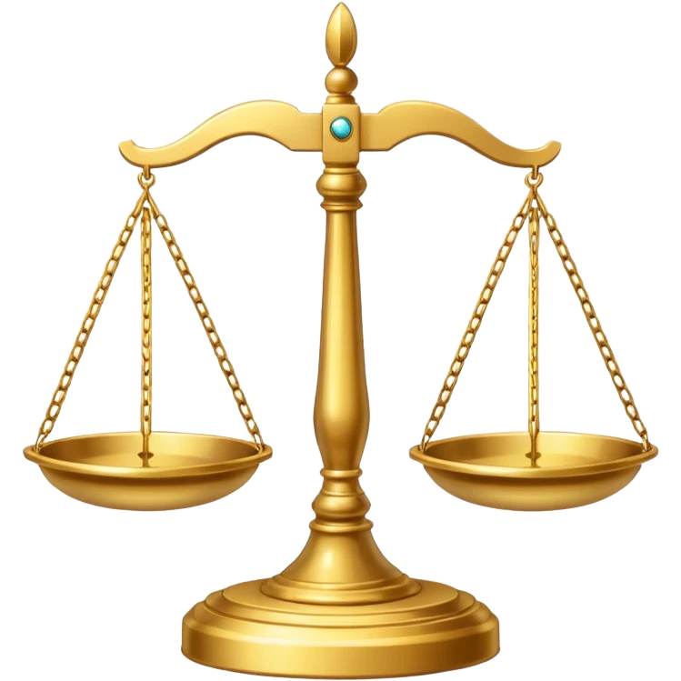 court balance scale emoji