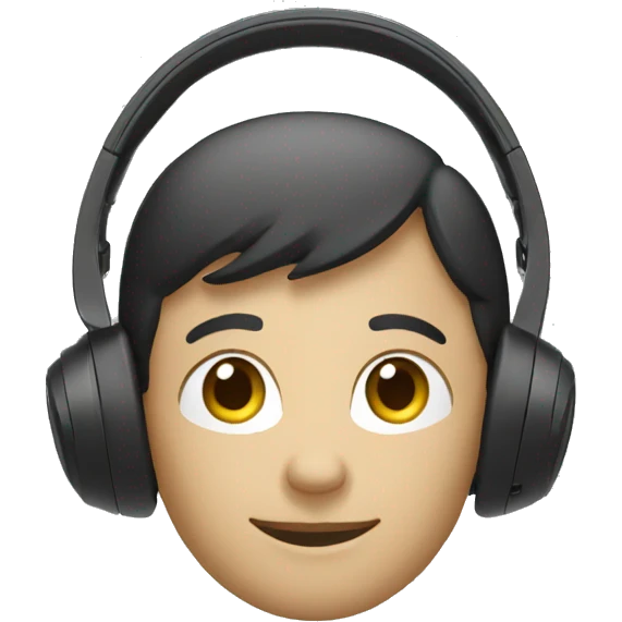 wireless high tech headset emoji