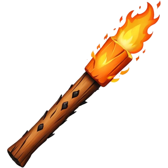 wood fire stick  emoji
