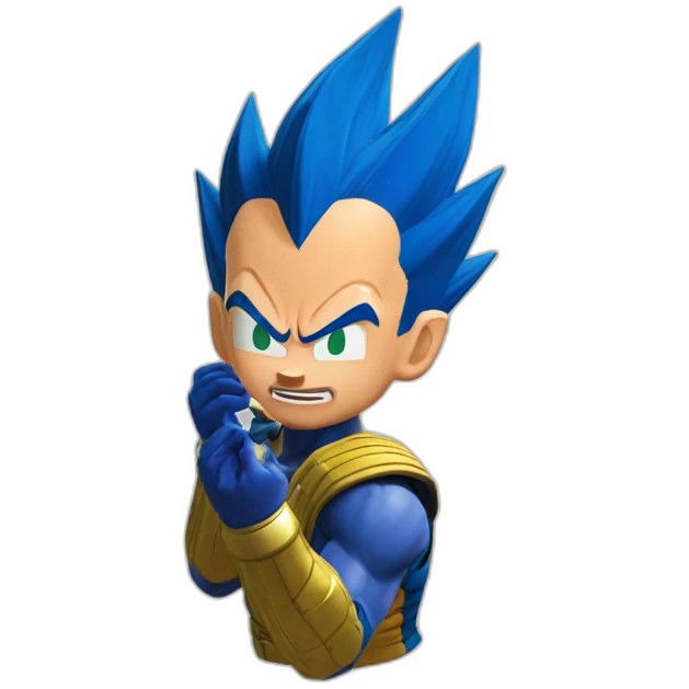 Vegeta play fortnite emoji