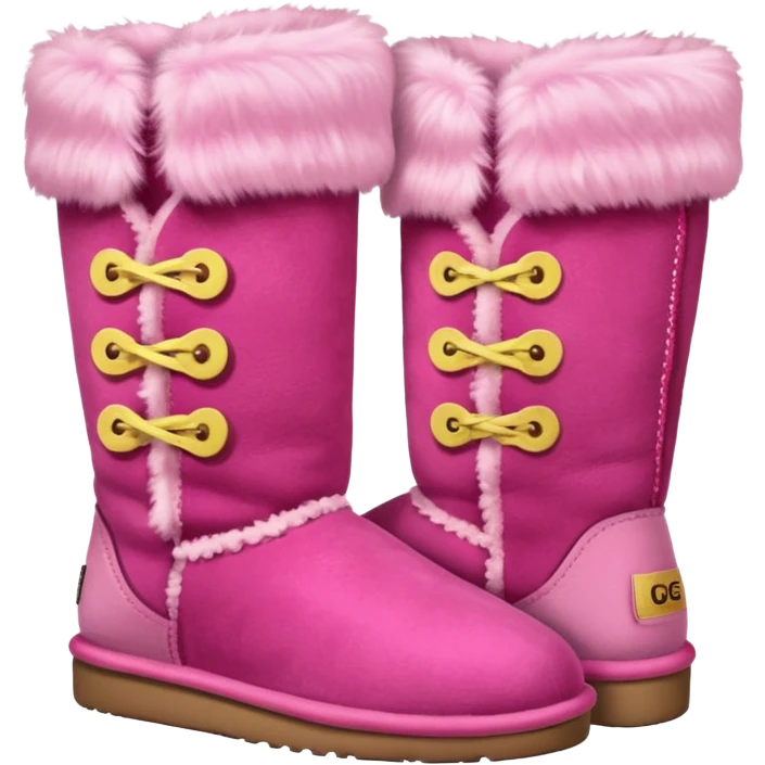 Pink ugg boots emoji
