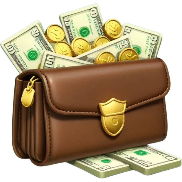 Aviator money emoji, wallet full of cash, casino vibe, premium 3D emoji style, clean, no background
 emoji