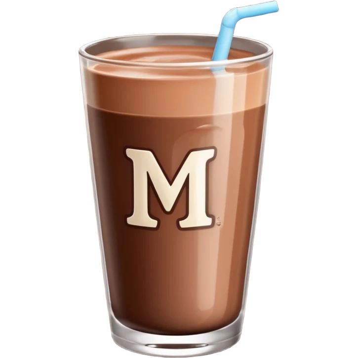 Chocolate Milk with Big M emoji