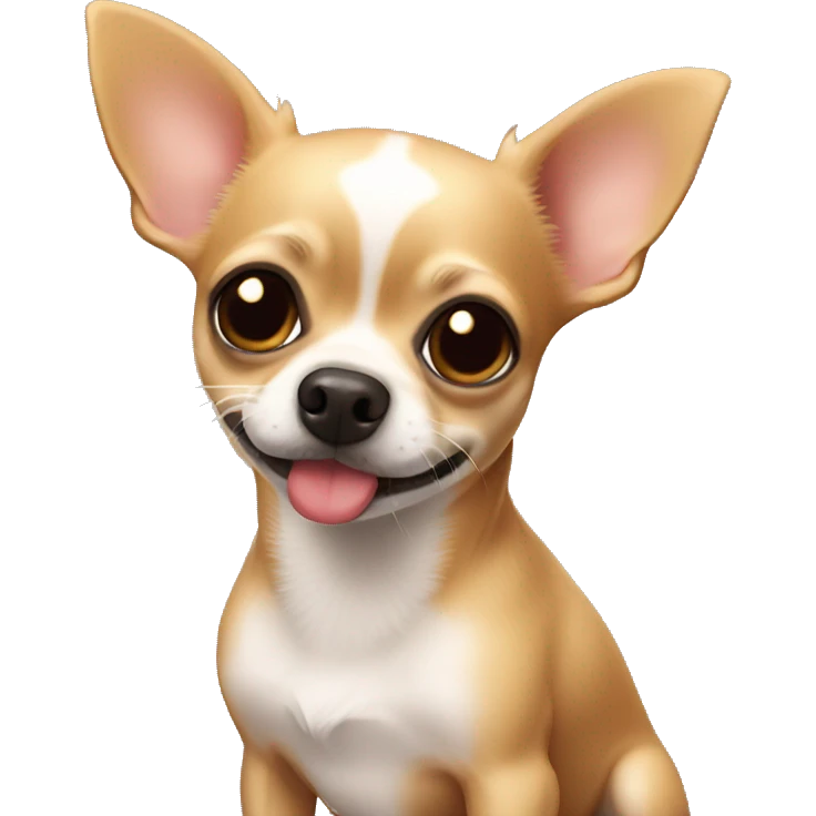 Chihuahua kisses emoji