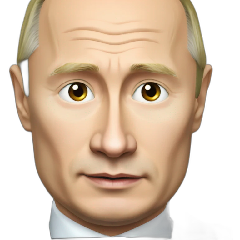 vladimir putin is driving a big black car emoji