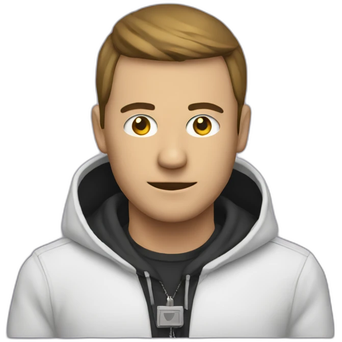 Hacker with a couron emoji